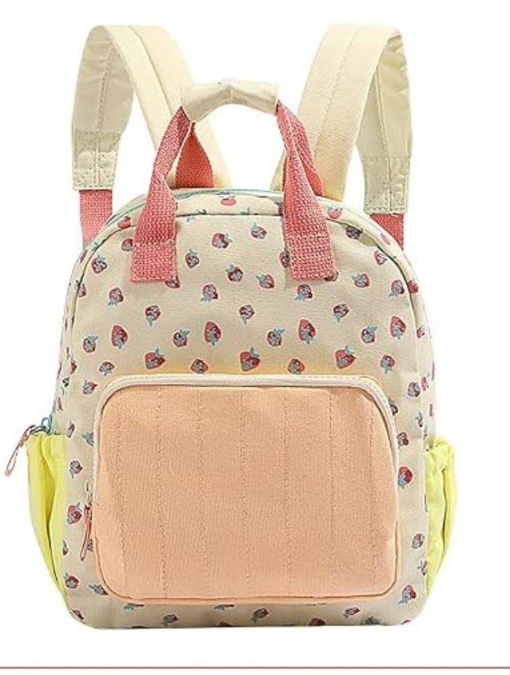 Kids Strawberry Print Mini Backpack